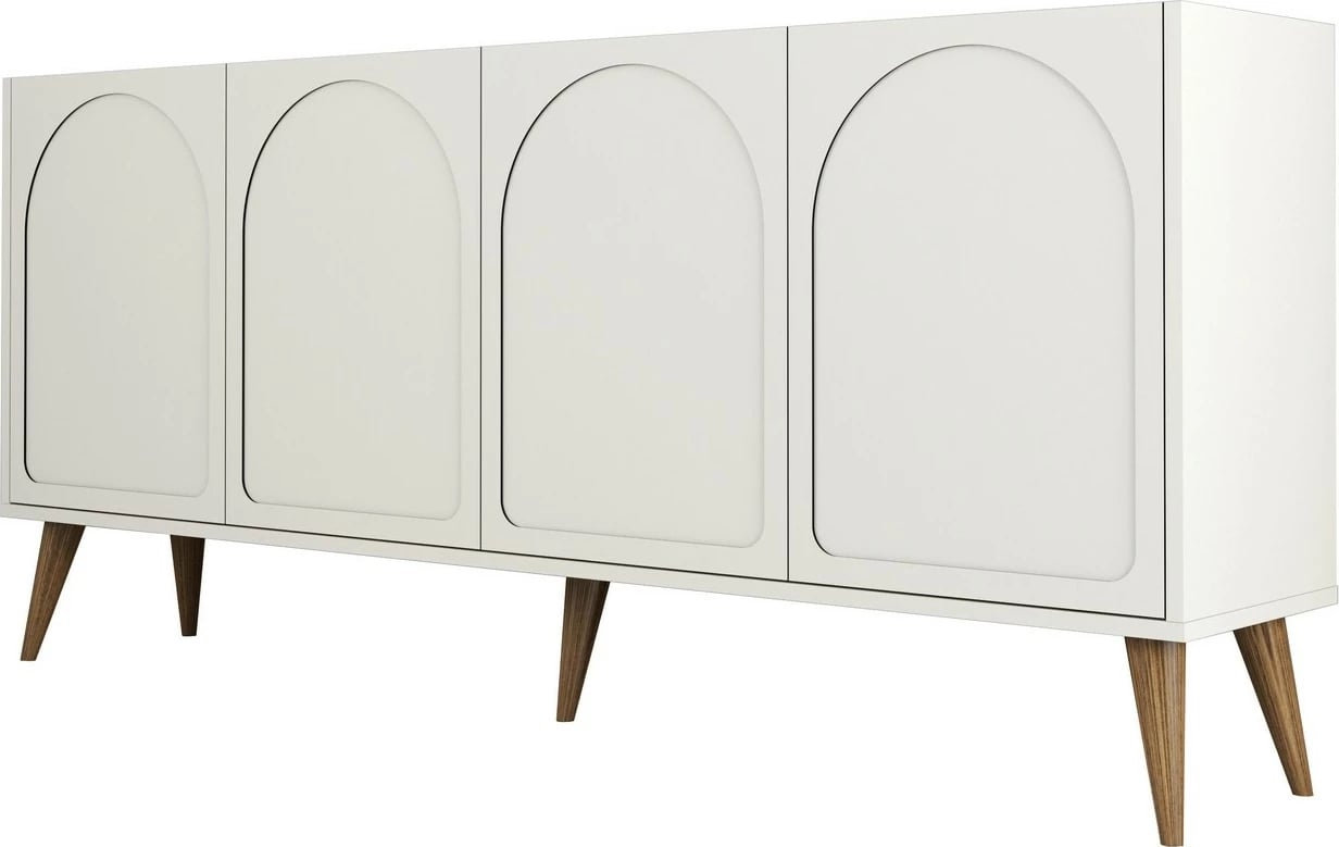 Konsol Lyon 81, ngjyrë krem dhe arre