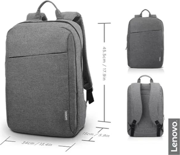 Çantë shpine Lenovo B210, 15.6", poliestër, Gri