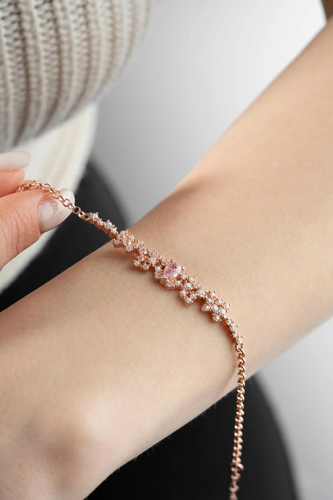 Byzylyk argjendi, ngjyrë rozë, Jumeon, NRZ999378