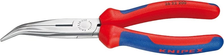 Pincerë Knipex 26 22 200, 200mm, çelik, dorezë kuqe/blu