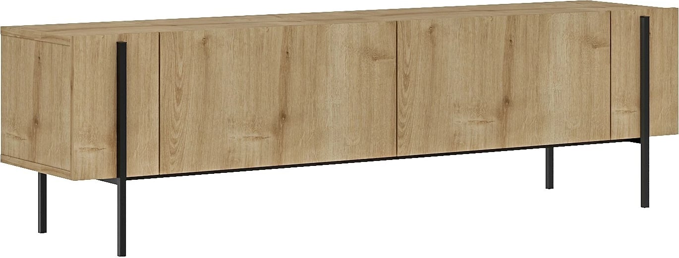 Komodë TV Skye Decor, Herman, ngjyrë lisi safir