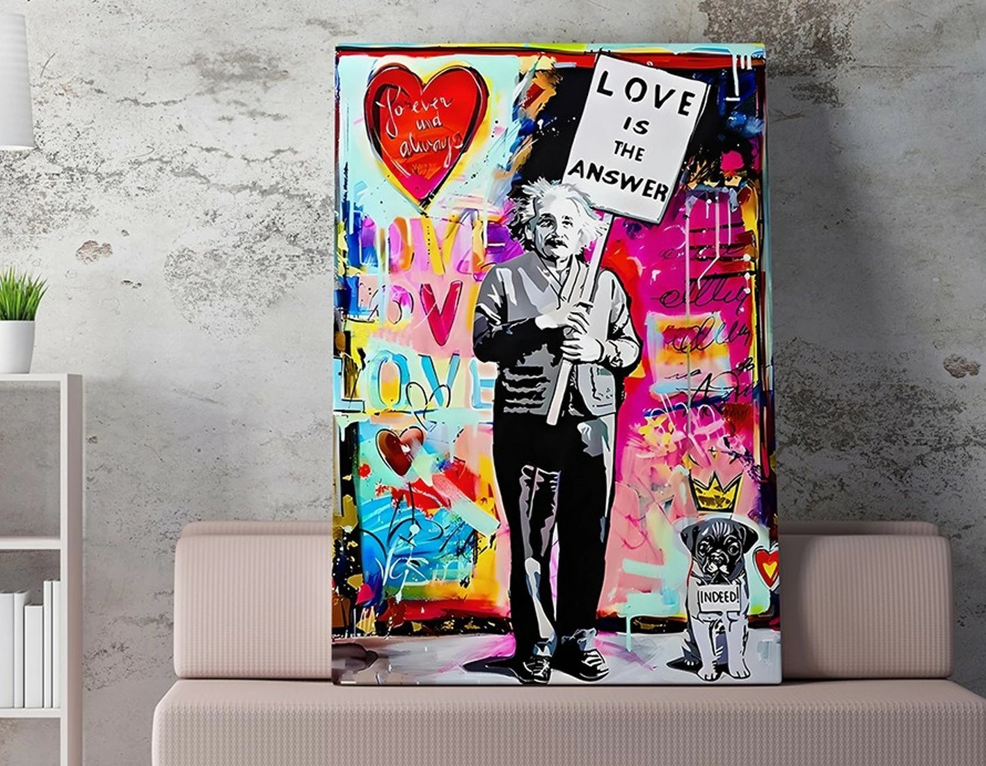 Pikturë dekorative në kanavacë, Wallity WY356, 50x70cm