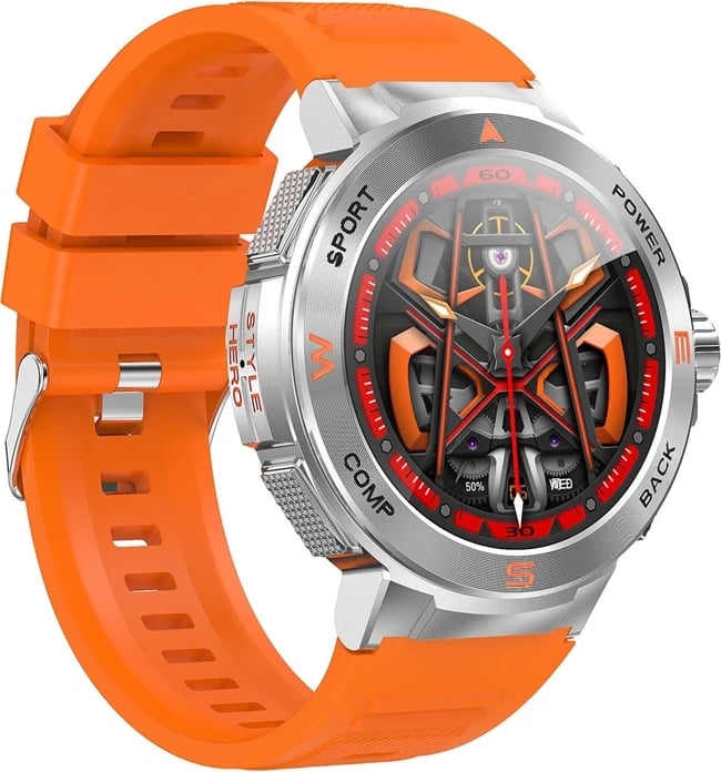 Smartwatch BlitzWolf BW-AT5, 1.43" AMOLED, IP67, Portokalli