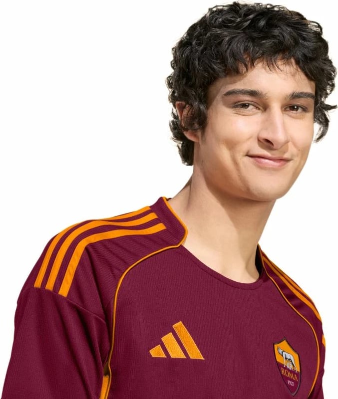 Fanellë futbolli për meshkuj adidas AS Roma, e kuqe e errët