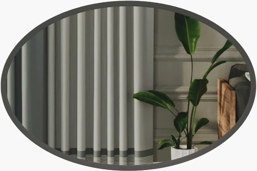 Pasqyrë Skye Decor, ngjyrë antracit, Beyo