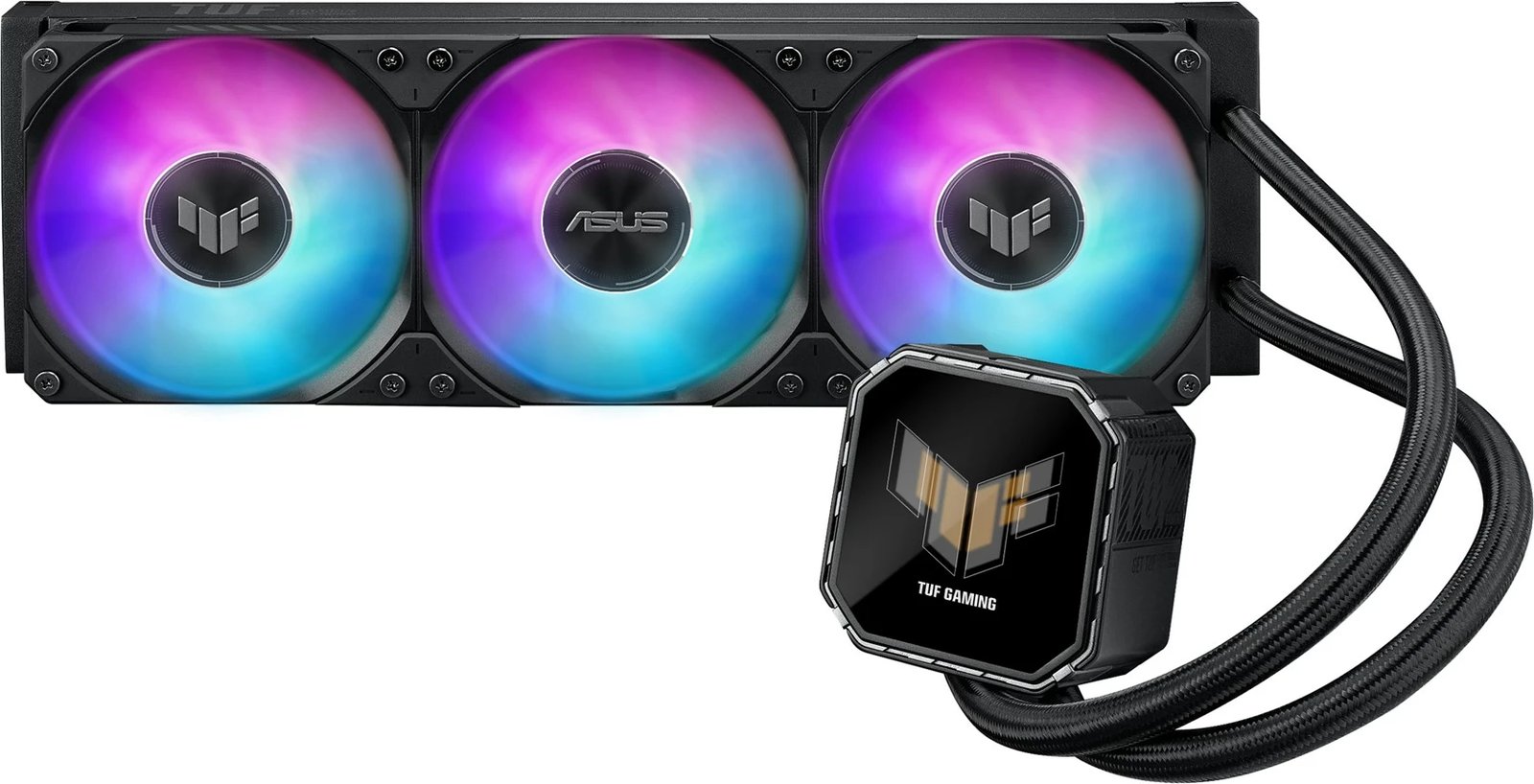 Ftohës uji all-in-one ASUS TUF Gaming LC III 360 ARGB LCD, 3x12 cm, i zi Ftohës uji all-in-one ASUS TUF Gaming LC III 360 ARGB LCD, 3x12 cm, i zi