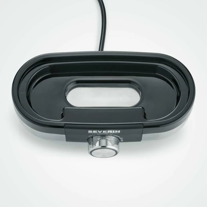 zjerëse vezësh Severin EK 3163, 3 vezë, çelik inoksi, e zezë