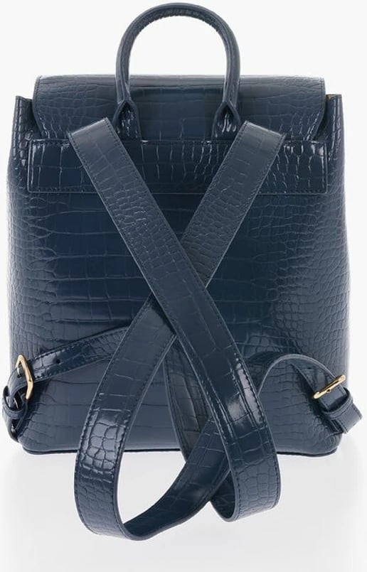 Backpack Moschino femra, i kaltër