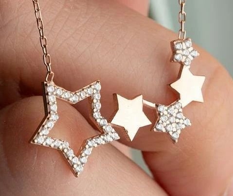 Qafore argjendi Jumeon, ngjyrë rozë e bardhë, NRZ999286