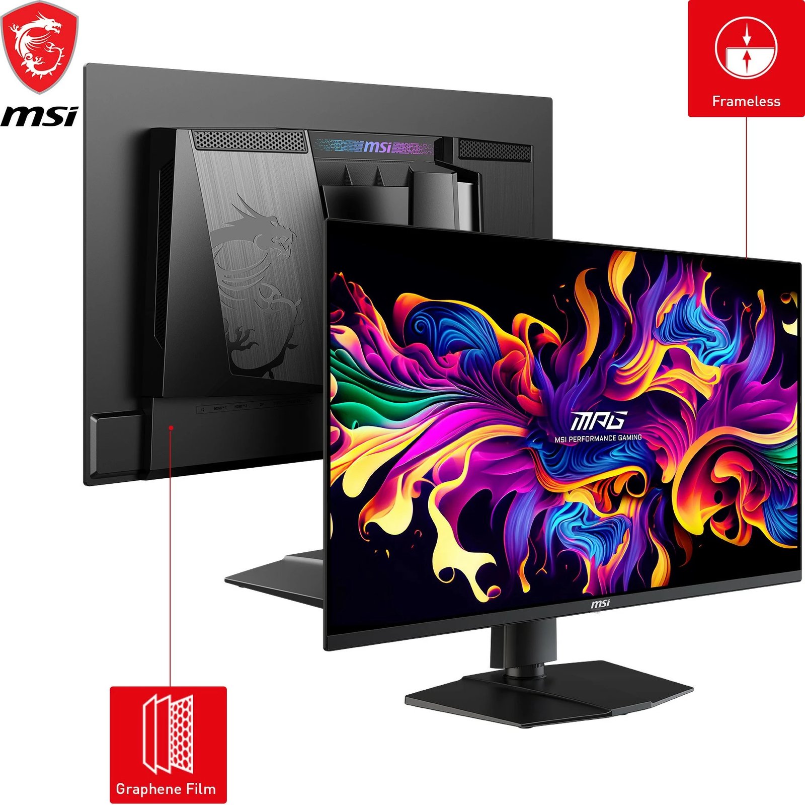 Monitor gaming MSI MPG 271QRXDE, 27 inç, QD-OLED, 360Hz, WQHD