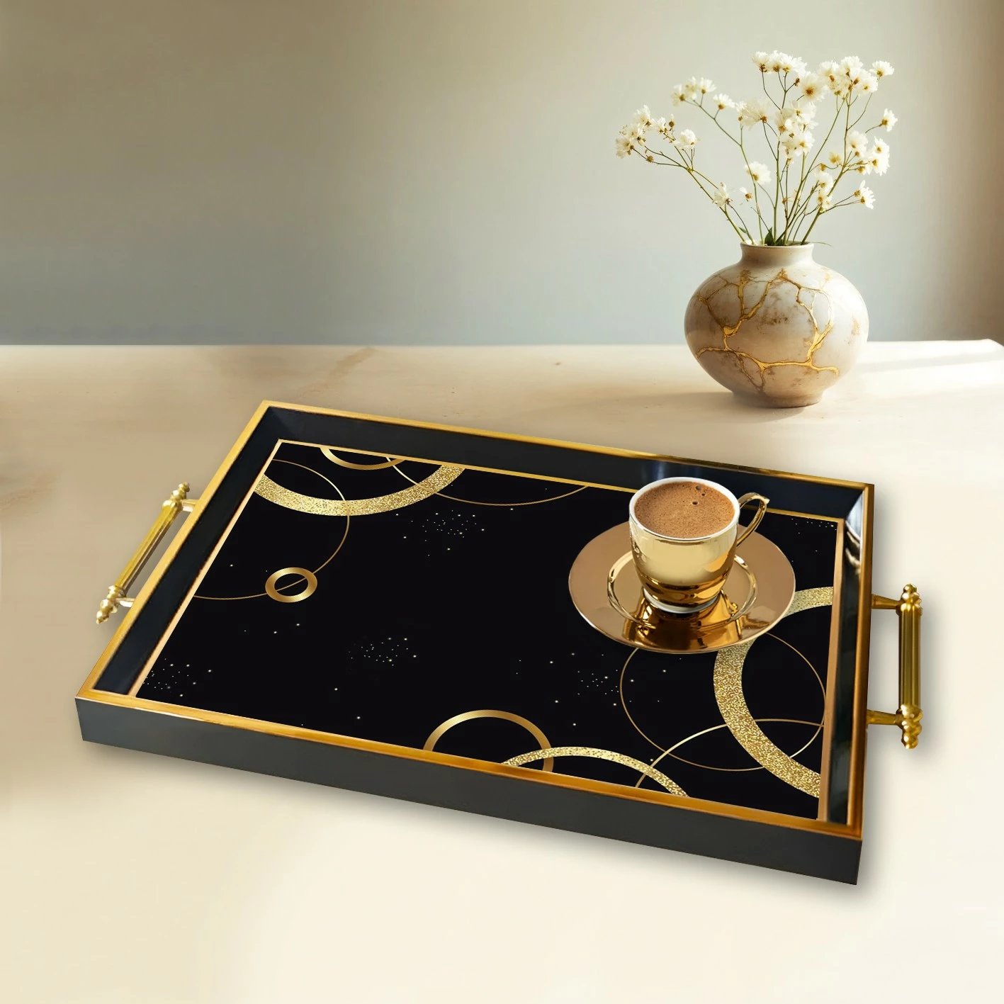 Tabaka xhami Aberto Design, shumëngjyrëshe, TPA9914