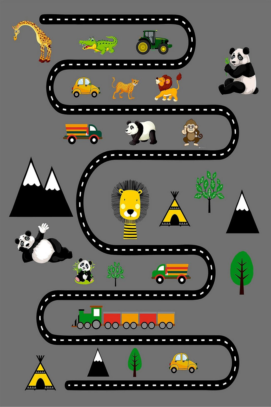 Qilim korridori, shumëngjyrësh, Conceptum Hypnose, WOOKECE034, 80x150cm