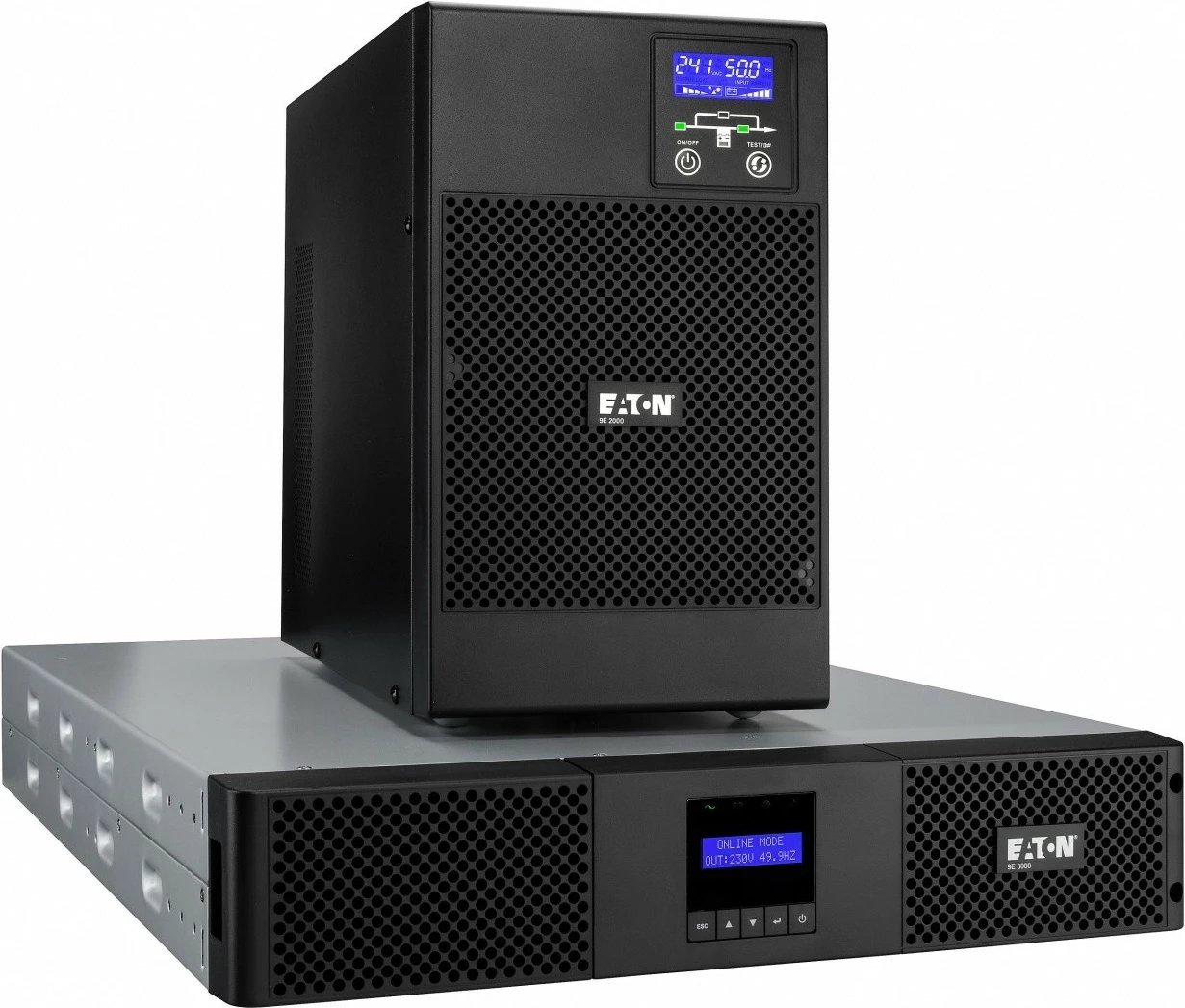 Kasë UPS Eaton 9E1000IR, 1000 VA / 900W, Rack 2U, E zezë