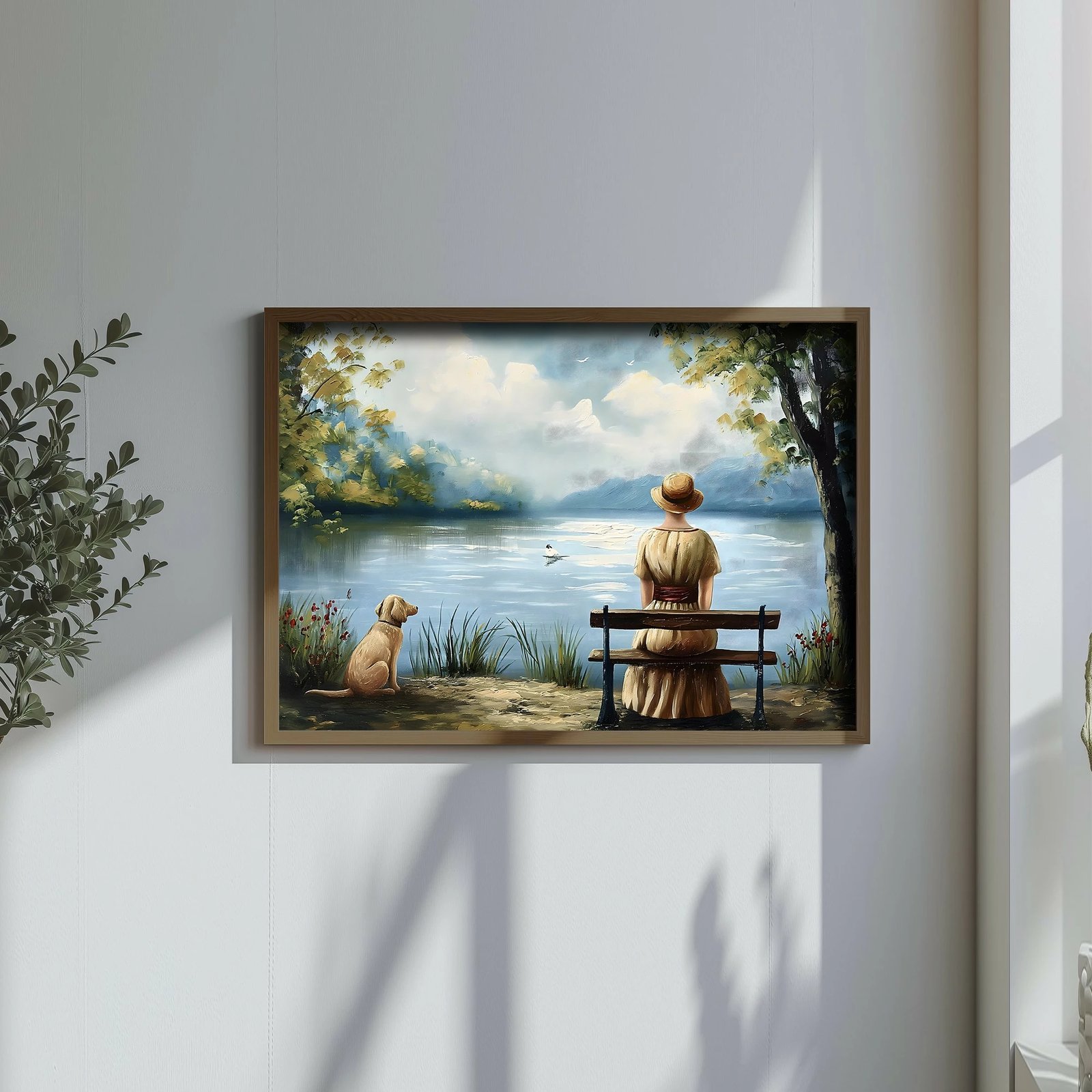 Pikturë dekorative me kornizë MDF, shumëngjyrëshe, Wallity, GE170-L