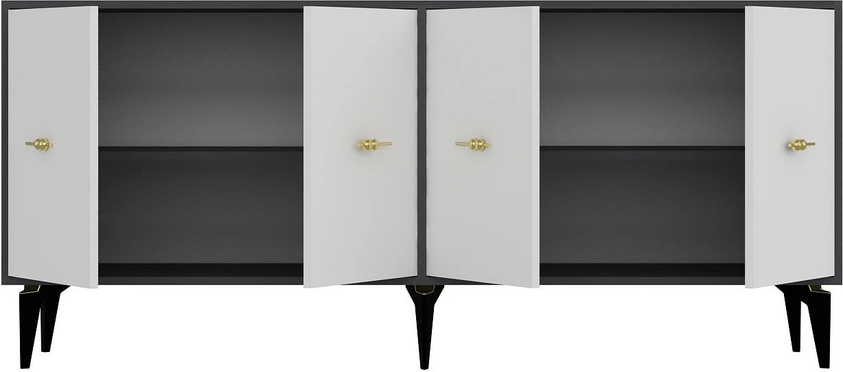 Konsol Skye Decor, sinta, antracit, e bardhë