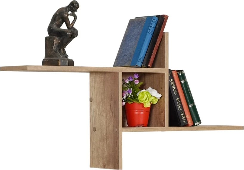 Raf muri Hanah Home, Raf-04-Tt-1, ngjyrë arre e çelët