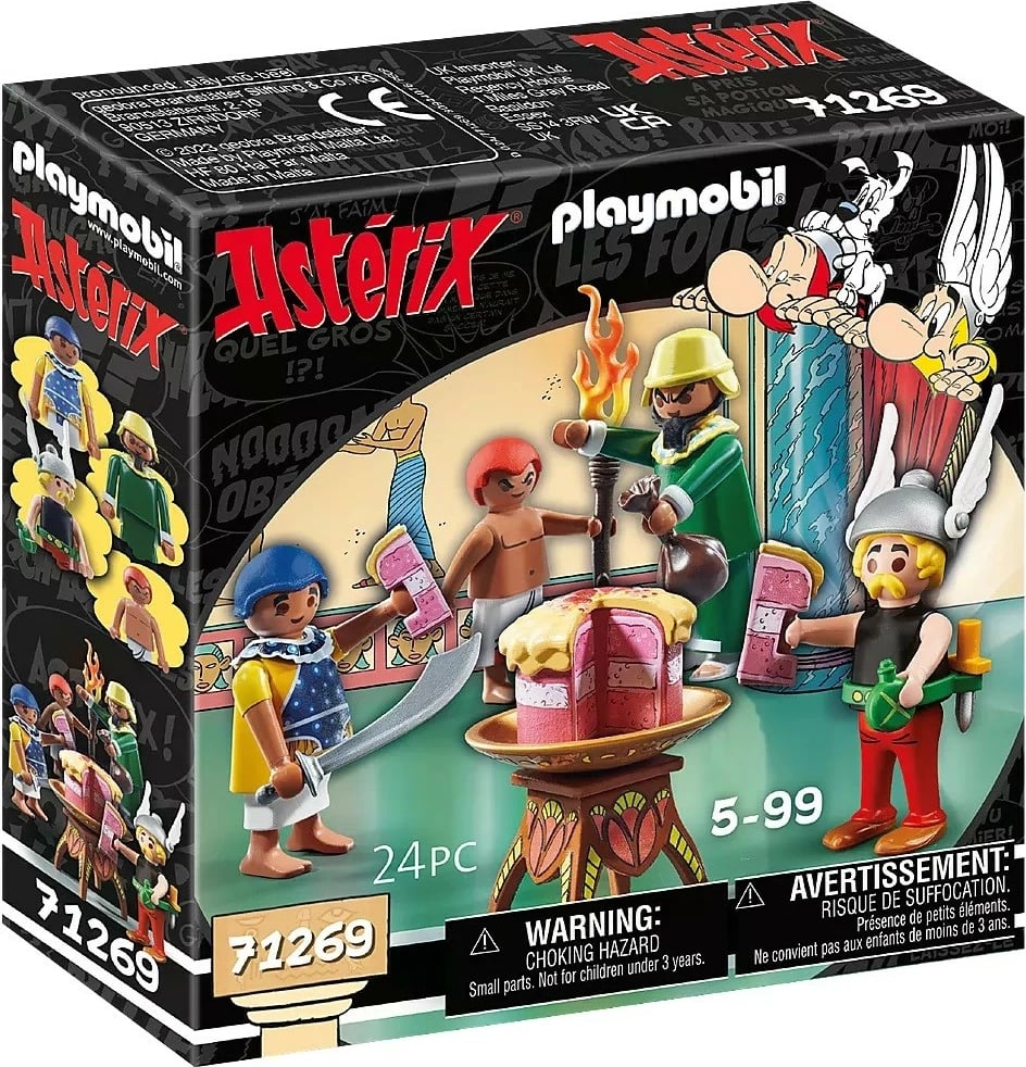 Set lodrash Playmobil Asterix 71269 Poisoned Cake of Pyradonis, 24 pjesë