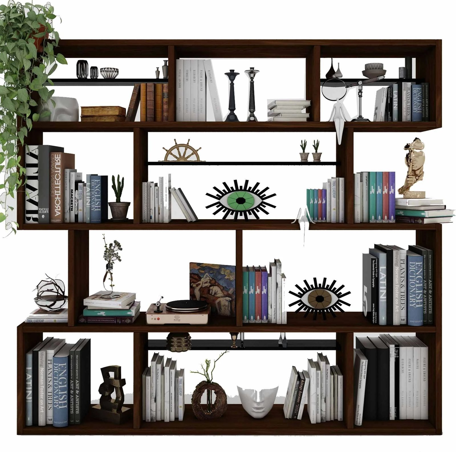 Raft librash Skye Decor, ngjyrë arre, CPT6007-200