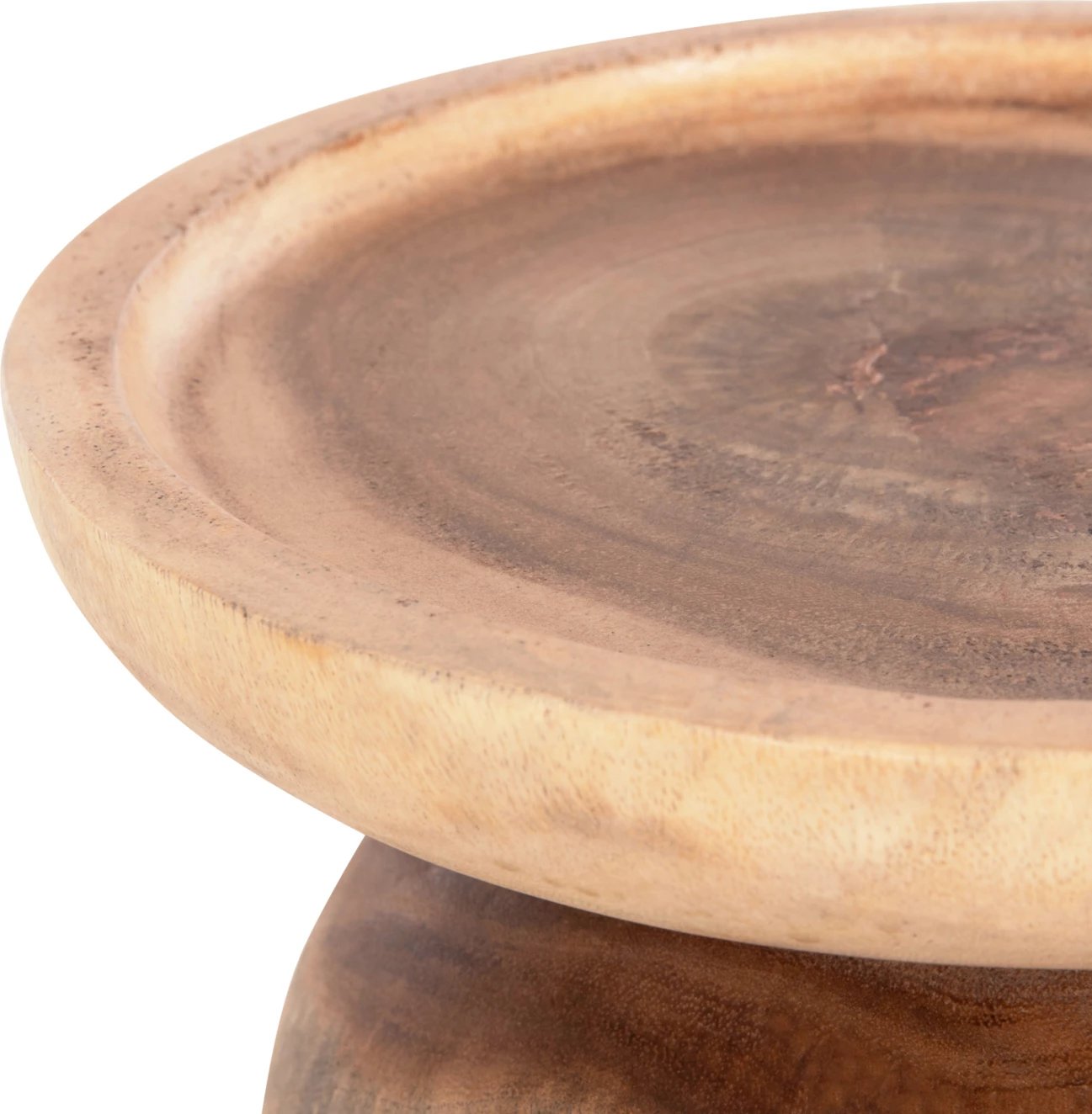 Tavolinë anësore LOKI FH9899 dru SUAR i fortë natyral Φ30x46Hcm