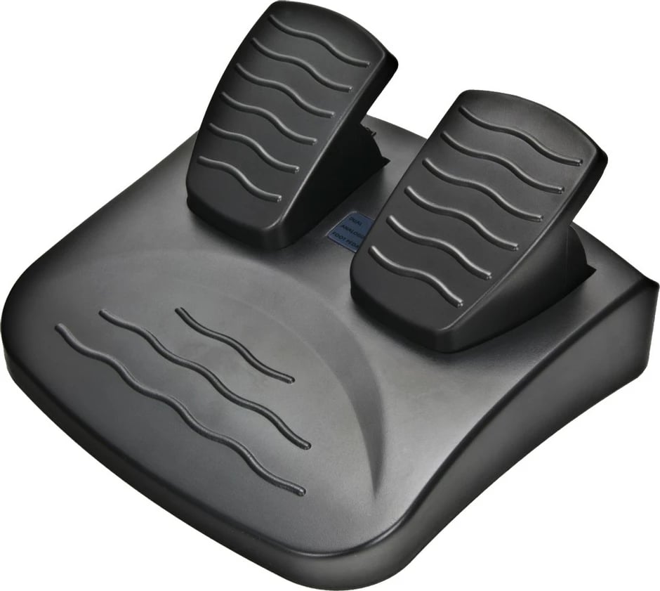 Timon lojrash Esperanza EG103 me pedale, për PC/PS2/PS3, i zi/kuq