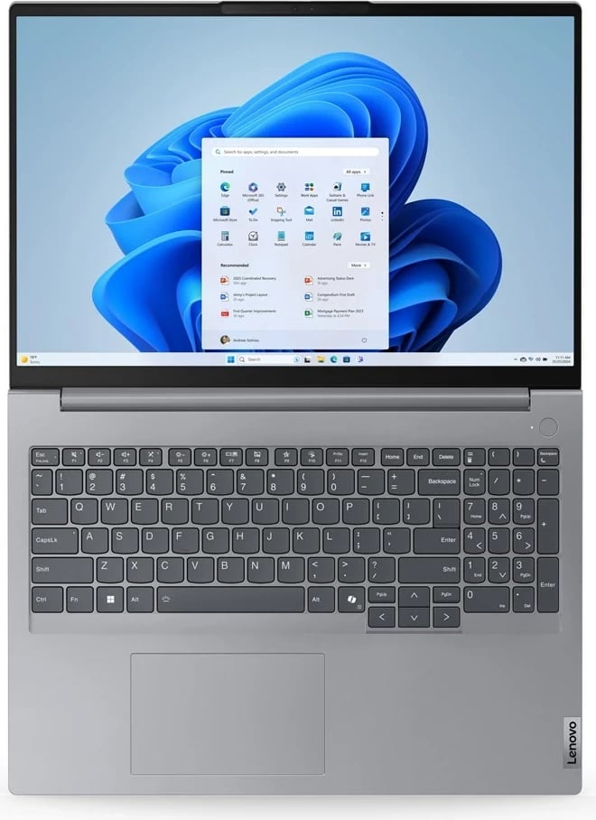 Laptop Lenovo ThinkBook 16 G7 ARP, AMD Ryzen 7 7735HS, 16GB RAM, 1TB SSD, 16", Gri