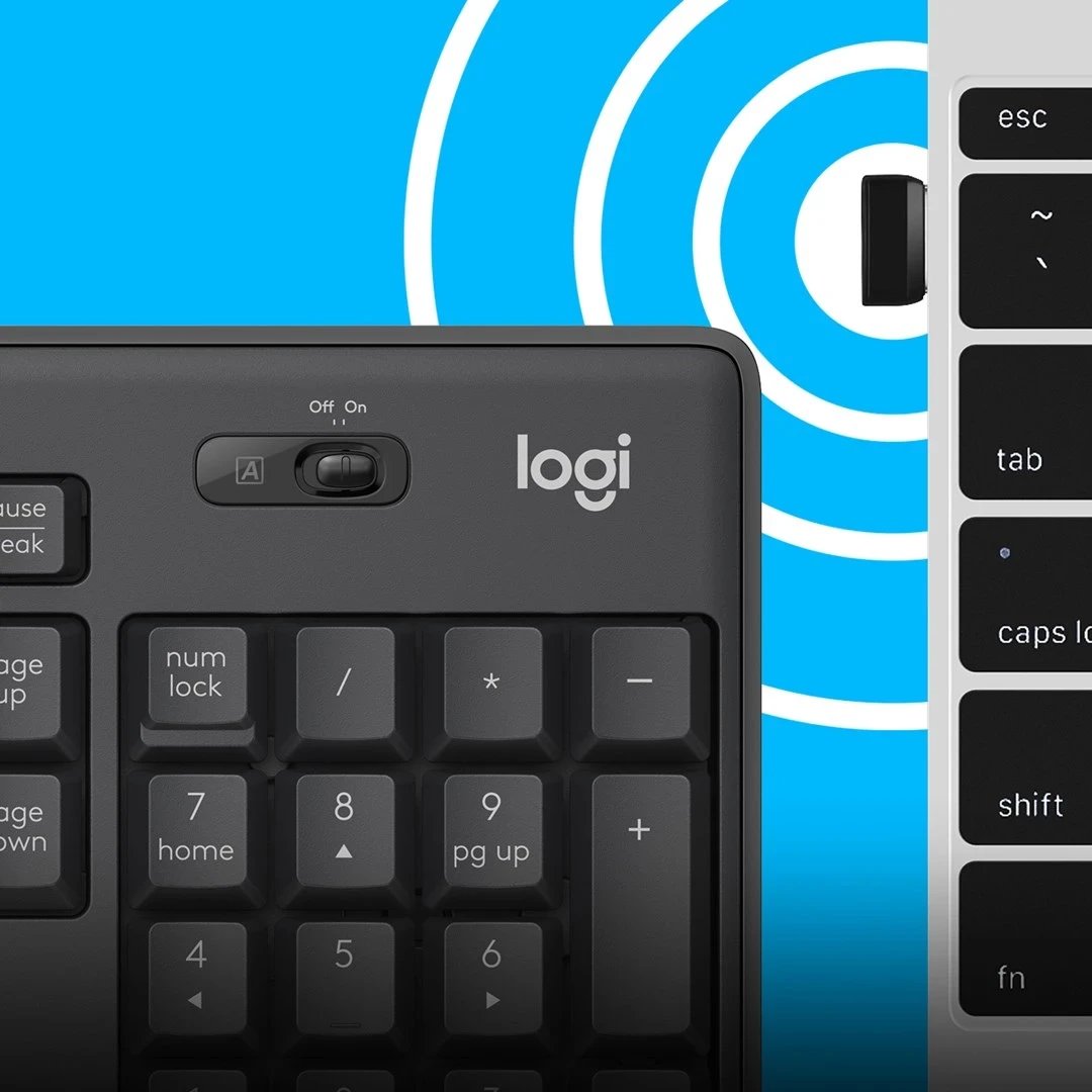 Set maus & tastierë Logitech MK295, të zeza