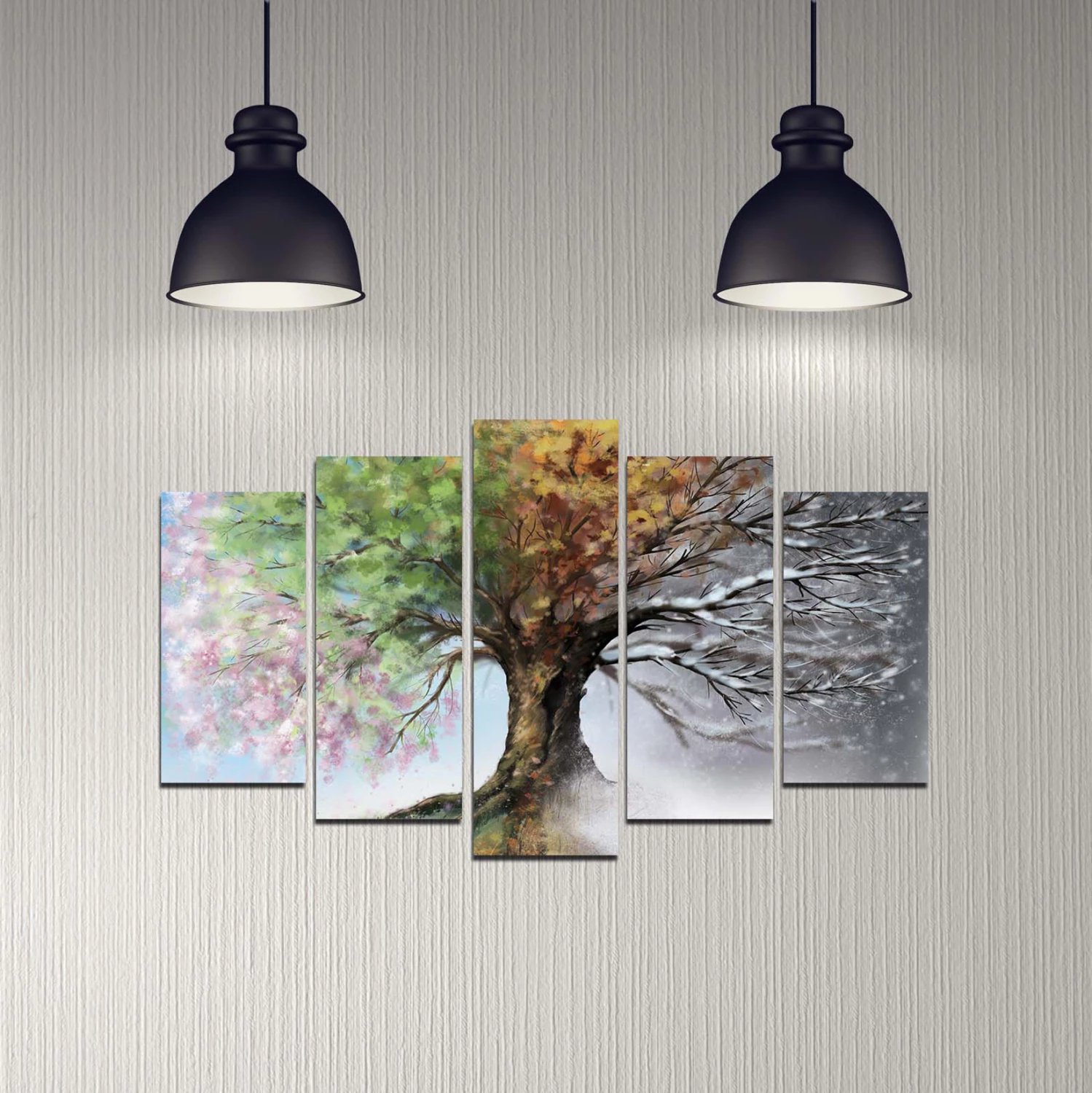 Pikturë MDF katër stinët FH7206.05 100x60x0,3 cm