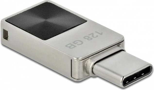 USB stick DeLOCK 128GB USB-C, metal, silver
