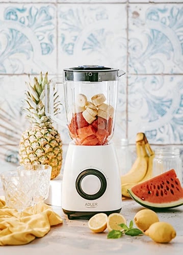Blender, Adler, AD 4085, 1.5L gotë plastike BPA-free, 1000W, 2 shpejtësi + puls Blender, Adler, AD 4085, 1.5L gotë plastike BPA-free, 1000W, 2 shpejtësi + puls