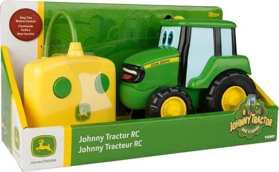 Traktor RC Tomy John Deere Johnny, Elektrik, 1:32, Gjelbër