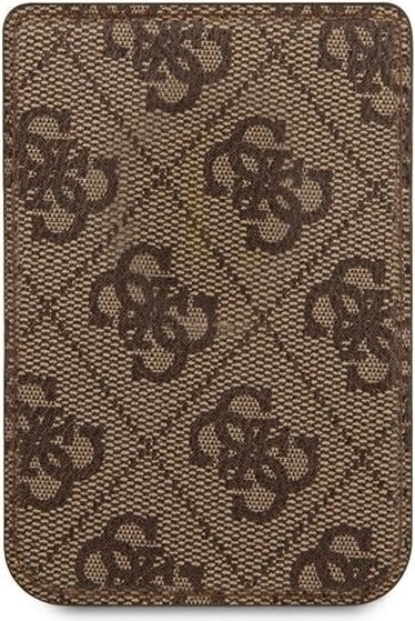 Mbështjellës Guess Wallet Card Slot GUWMS4GTLBR me MagSafe, kafe