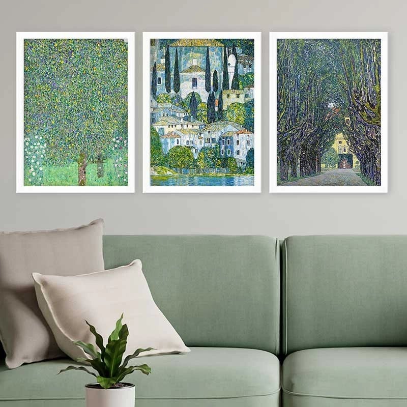 Pikturë dekorative me kornizë (3 copë), Wallity, 3BC_UN3848003 _5575