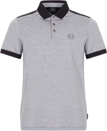 Polo për meshkuj Armani Exchange, e zezë