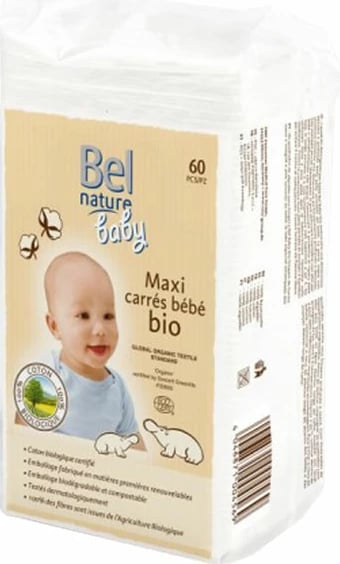 Pambuk për fëmijë BEL Nature Baby 60 copë