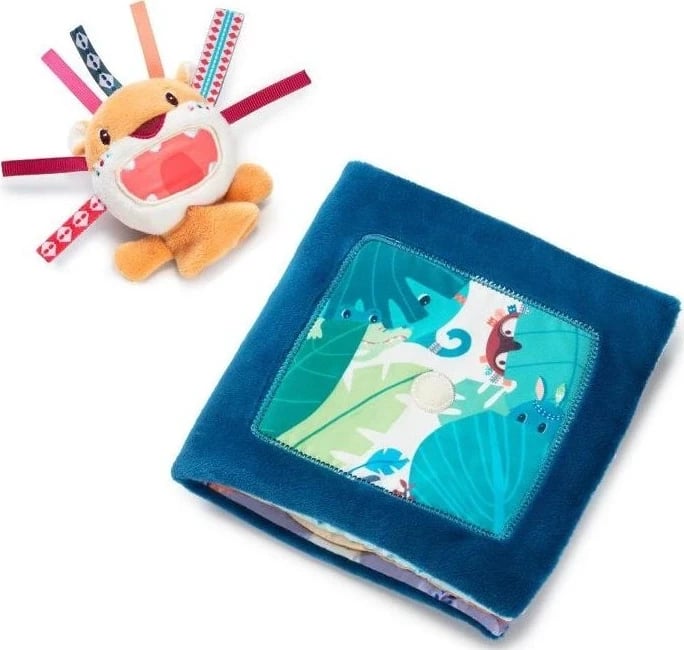 Libri dhe kukulla multifunksionale për fëmijë Lilliputiens, blu