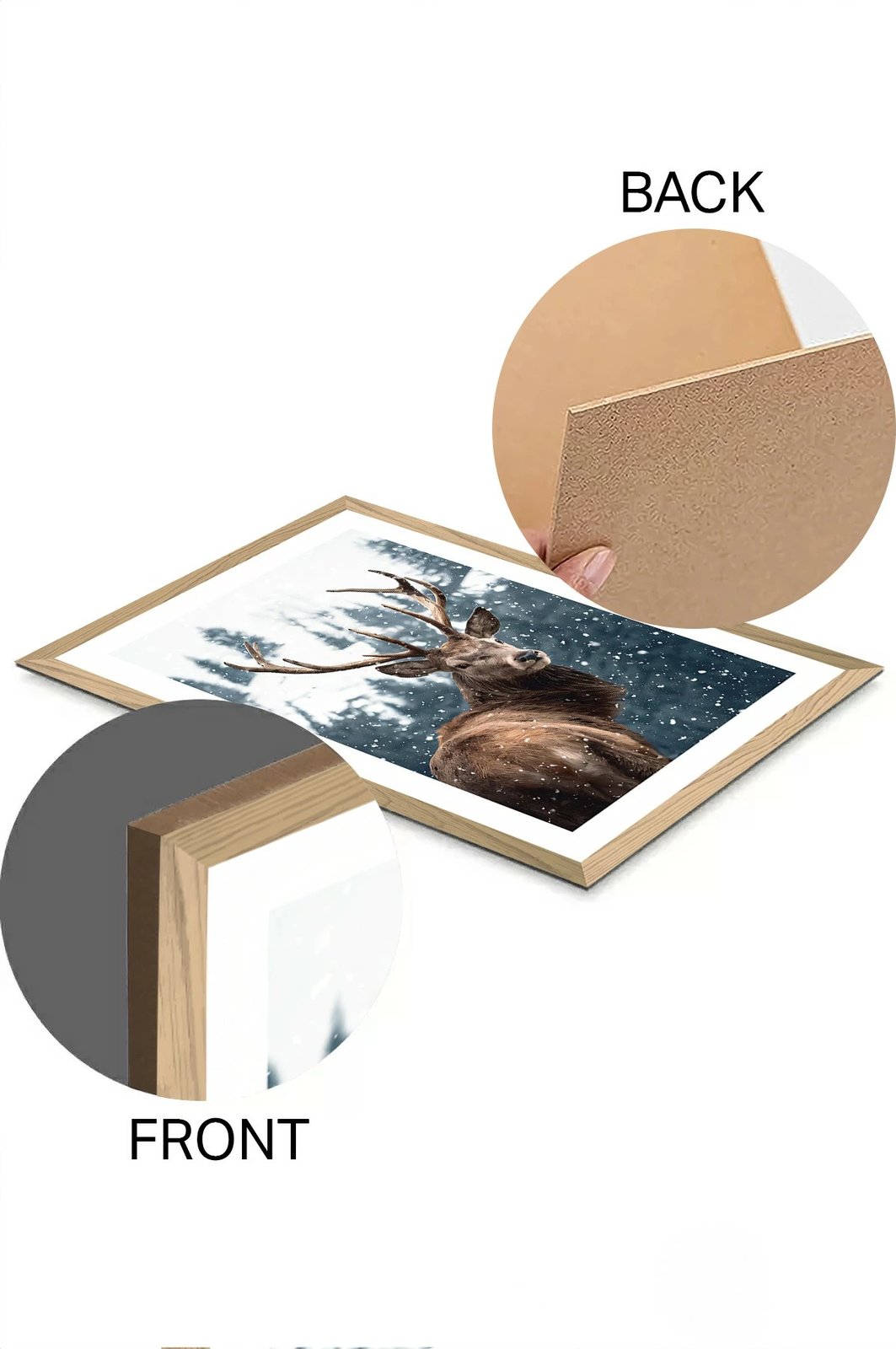 Pikturë dekorative Wallity, Tekhammdf107, shumëngjyrëshe, 33x48cm