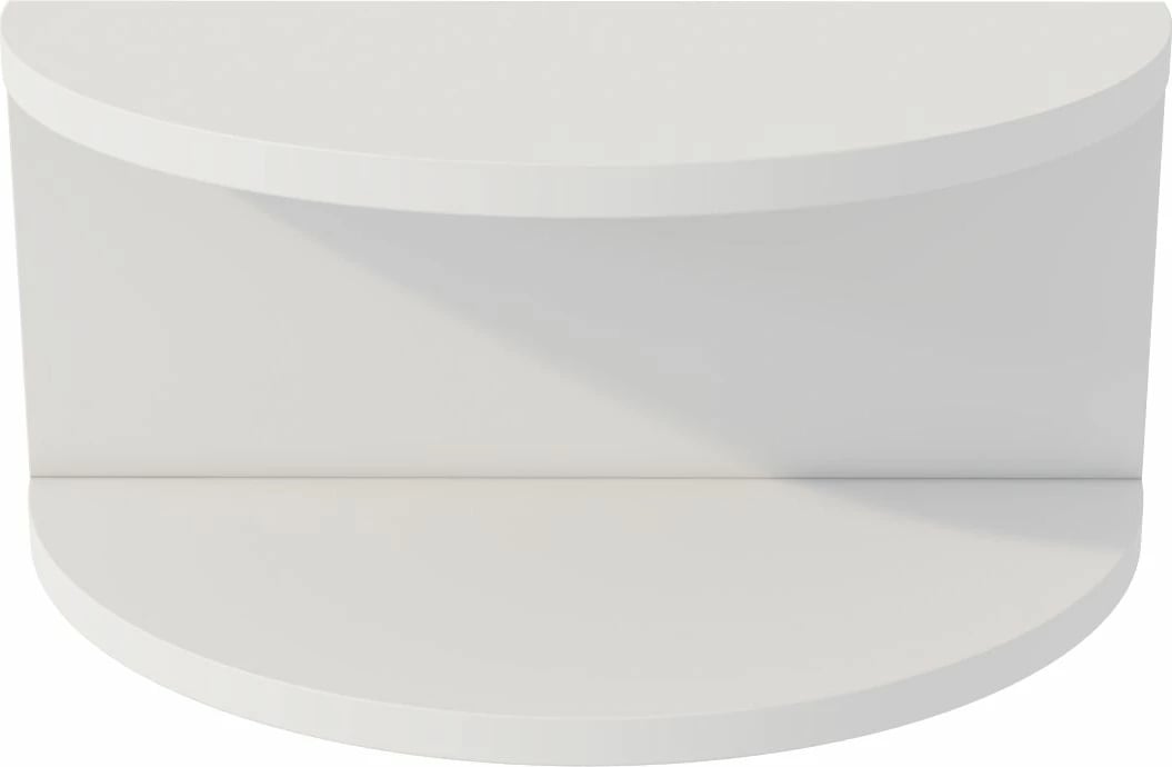 Komodinë e bardhë për kënd të shtratit, Skye Decor, Bella