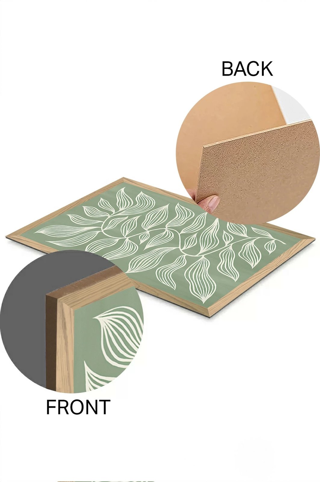 Pikturë dekorative për mur, Wallity, Tekhammdf32, shumëngjyrëshe, 33x48cm