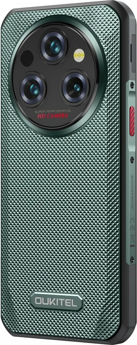 Celular, OUKITEL, WP35 Pro, 12/512GB, 6.6" FHD+, 5G, 11000mAh, IP68/IP69K MIL-STD-810H, Dual SIM, Green