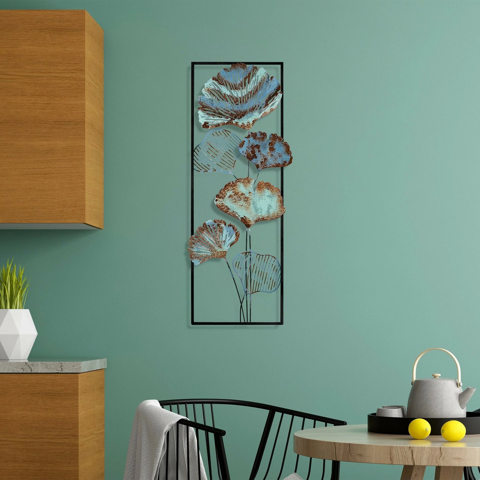 Aksesor dekorativ metalik për mur Wallity, Fig 3