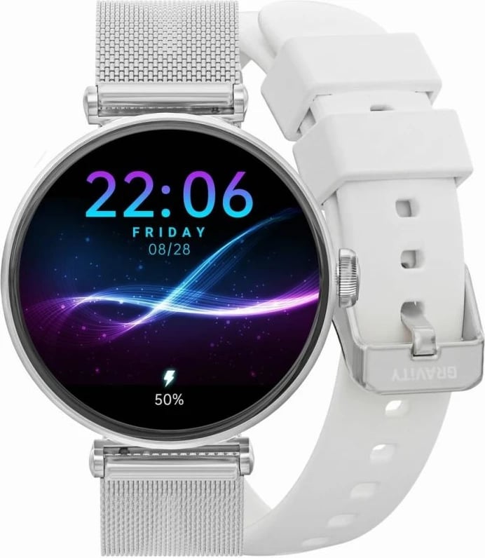 Smartwatch Gravity, e bardhë