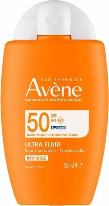 Krem për diell unisex Avene Ultra Fluid Invisible SPF50, 50ml