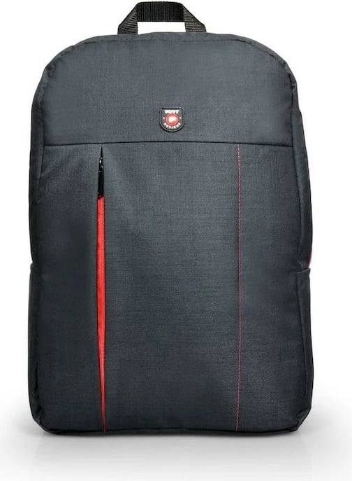 Rucksack PORT Designs Essential, për notebook/tablet deri 15.6", zi/kuqe