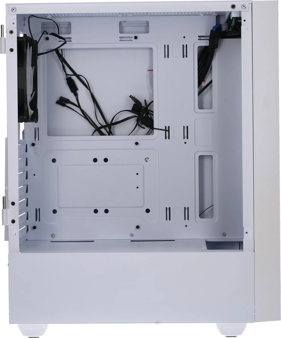 Kasë Gembird Fornax 4000 ARGB, Midi Tower, ATX/ITX/Micro ATX, e bardhë