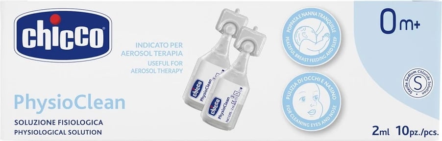 Zgjidhje fiziologjike izotonike Chicco PhysioClean 10x2ml
