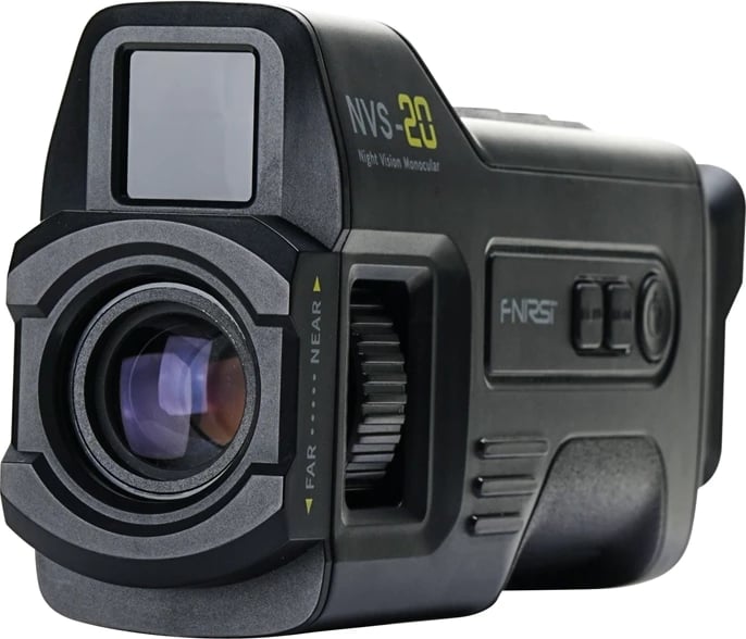 monokular vizion nate dixhital, FNIRSI, NVS-20, regjistrim 4K, foto 36MP, zmadhim 6x, IR 850 nm, ekran 1.54", memorie 32GB, me bateri 18650