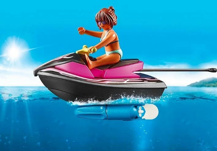 Set lodrash Playmobil Family Fun 70906 Starter Pack Jet Ski me Banana Boat, plastikë