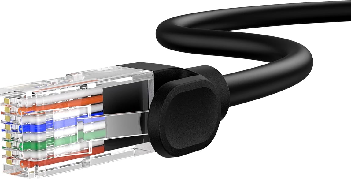 Kabllo rrjeti Baseus High Speed Cat 5, RJ-45, 8m, e zezë