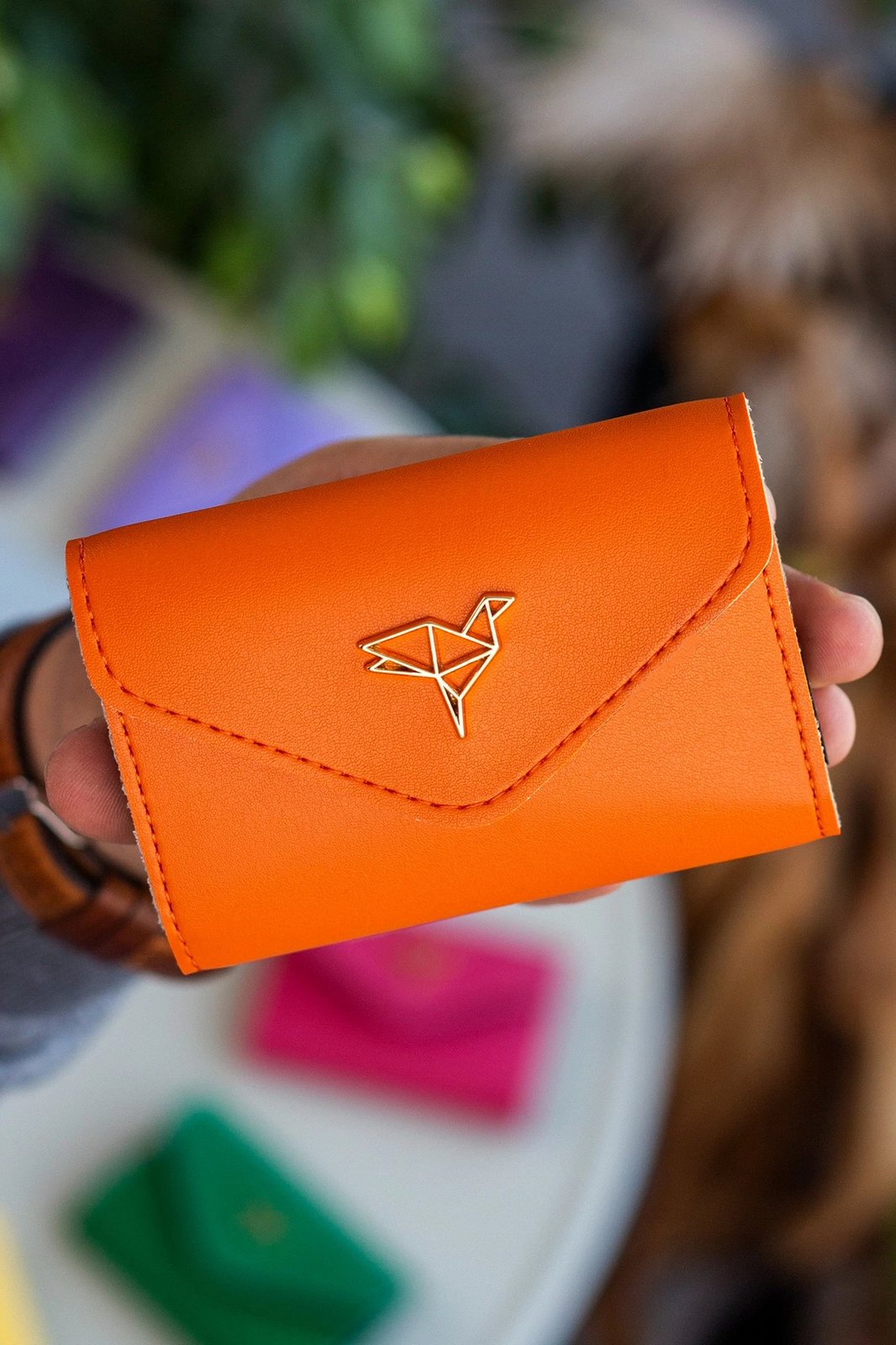 Portofol për gra, Zoozie Bags, Lviv, ngjyrë portokalli