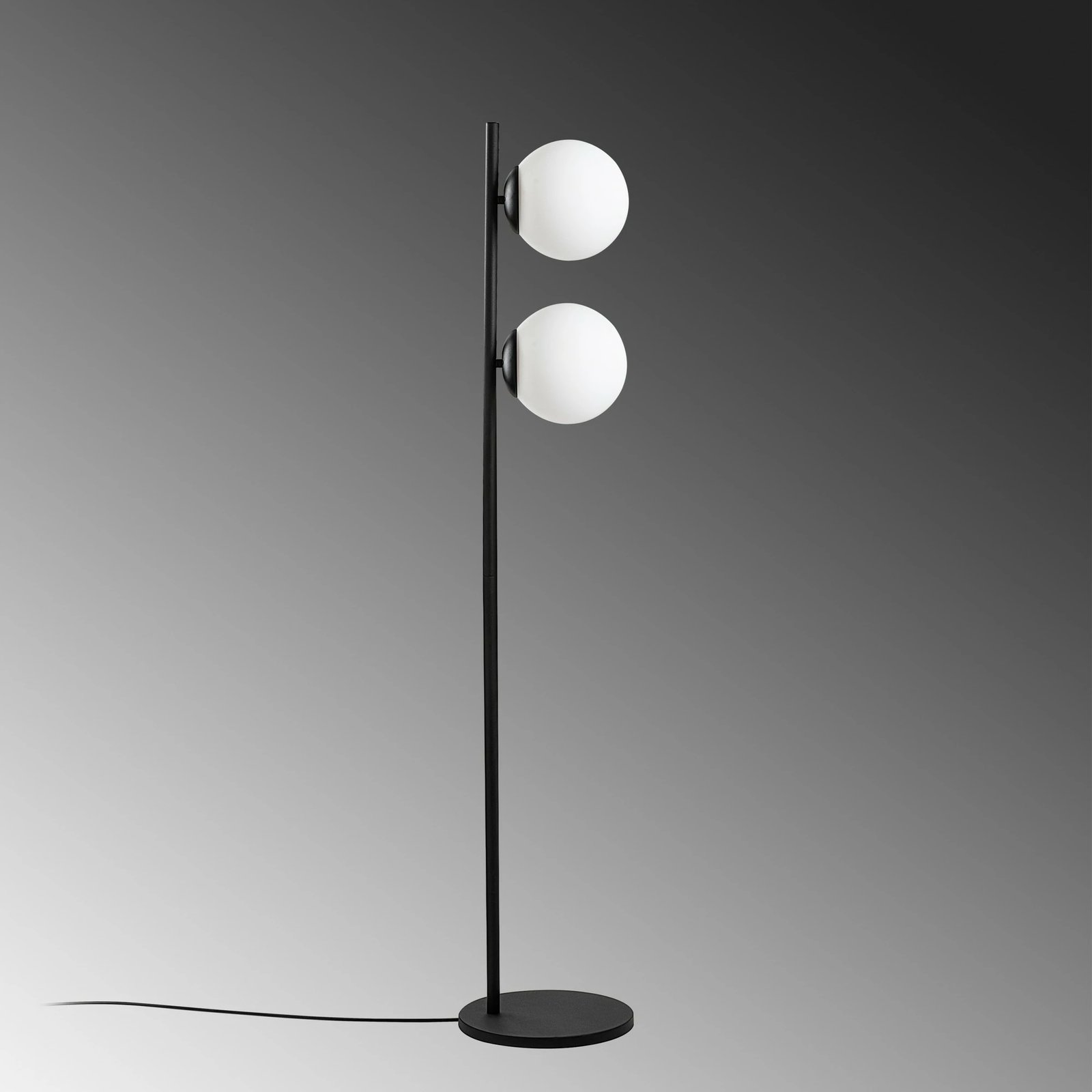 Llambë dyshemeje Opviq Dual 13755, e zezë